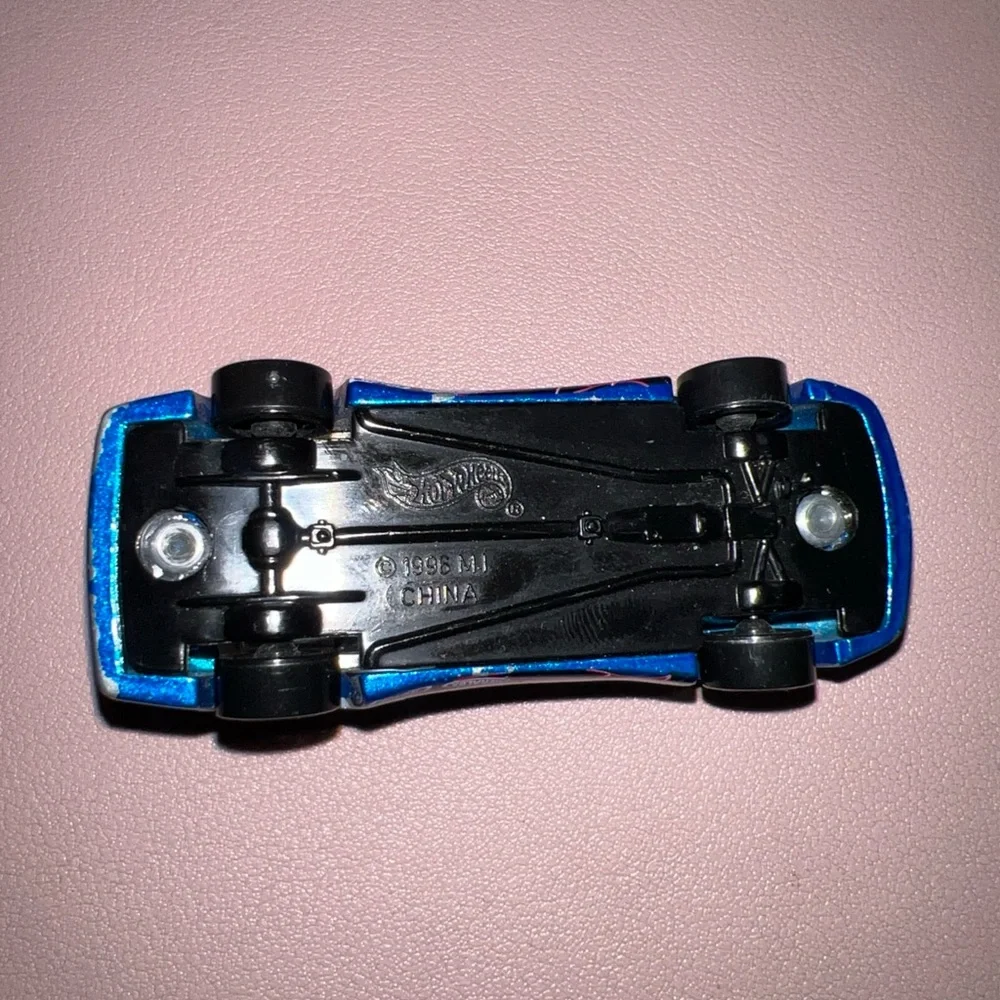 Vintage Hot Wheels Racing‎ 1996 Blue Car #4